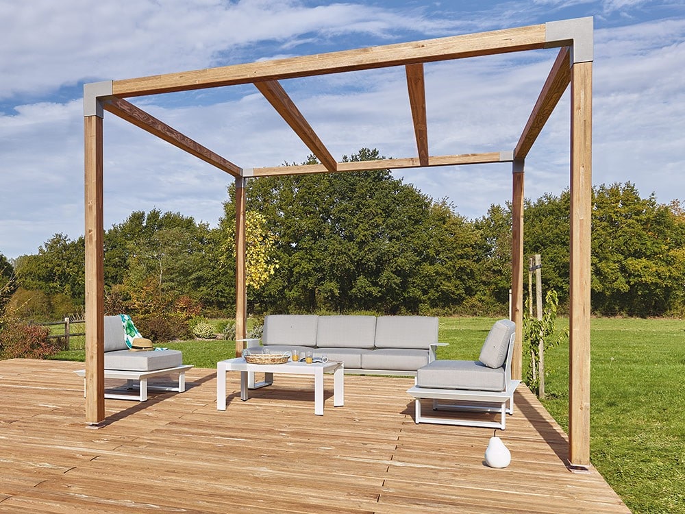 Pergola autoportante en bois Cover