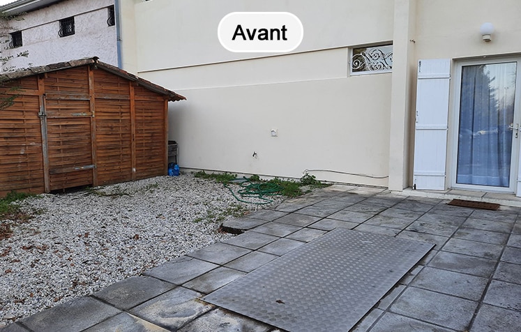 jardin avant relooking